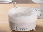 Umidificator de aer difuzor de parfum lampă led în formă de ozn cu telecomandă