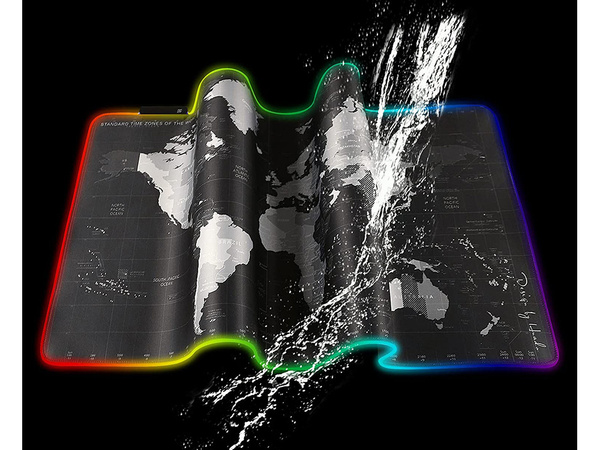Tapis de souris gaming rétro-éclairé led xxxl