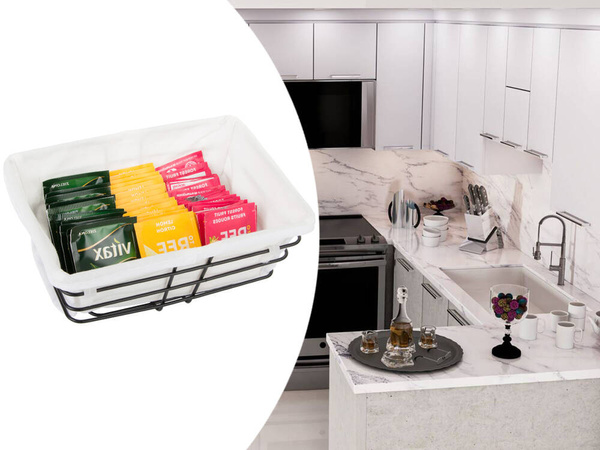 Loft metall drahtkorb für küche für obst brot mit futter