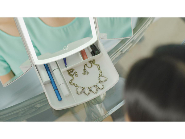 Osvetlené make-up led kozmetické zrkadlo