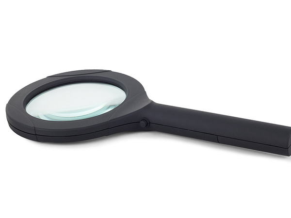 Rokas lasīšanas lupa 3x smd diodes stikls