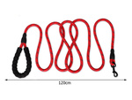 Strong dog training rope leash with handle reflector thick durable