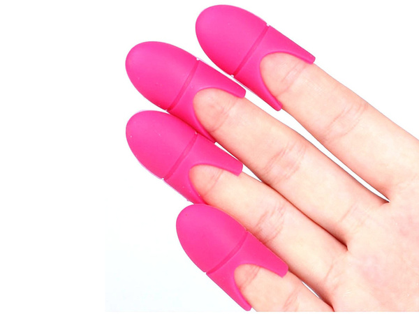 Clips en silicone pour retirer les hybrides, les gels et les acryliques