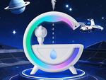 Humidifier with speaker bluetooth led astronaut usb mist rgb