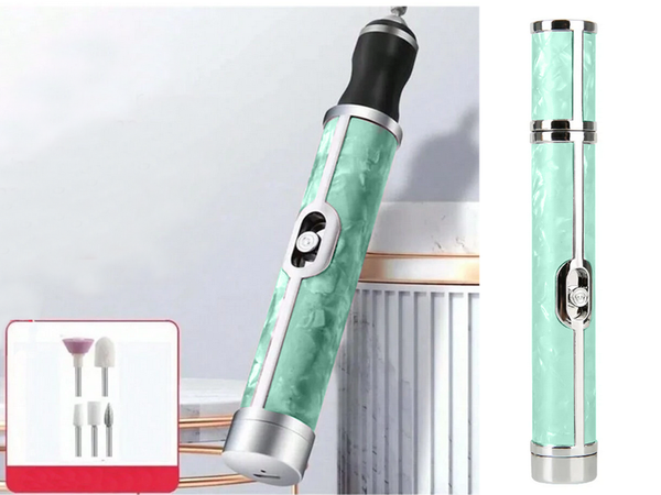 Küünte freesimise masin maniküür pediküür lõiketerade komplekt usb aku