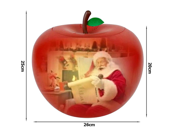 Lampa projektoru s animací vánočních koled