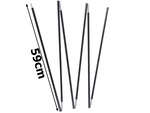 Palapinės tvirtinimo skydelis, sulankstomas 6 segmentų 8mm 340cm 2 paketai