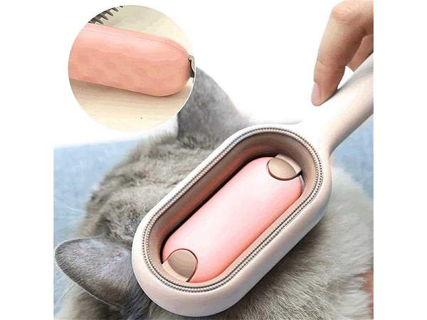 Brosse à poils de chien en silicone 3 en 1 pour le lavage des poils de chat