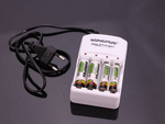 Rechargeable battery charger aa aaa battery pack