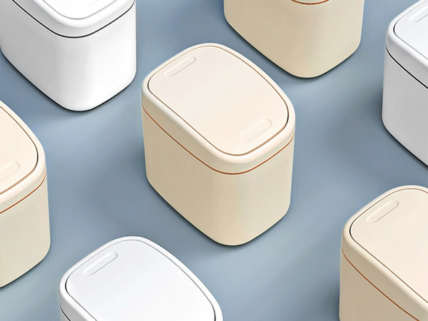 Coș de gunoi mini pentru baie container cu capac 2 l