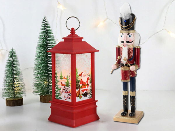 Nutcracker leseni vojak dekorativno božično darilo figurica