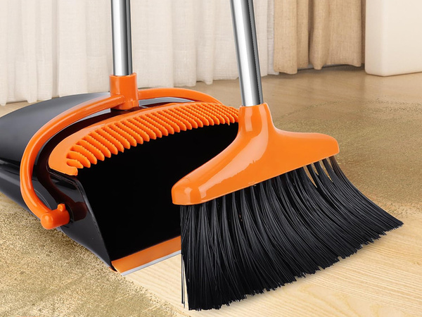 Sada na zametání pro líné muže rychlejší kartáč mop čistící stěrka 2v1