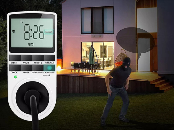 Časovač zapnutia a vypnutia lcd digitálny