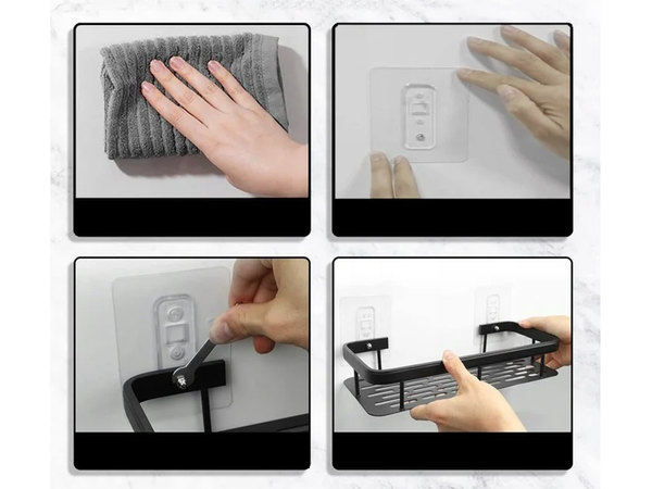 Étagère pour salle de bain douche pour cuisine loft étagère suspendue en métal