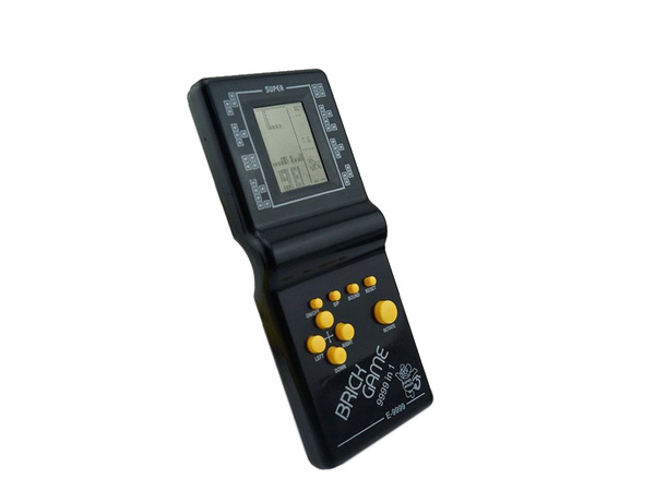 Elektroniskā tetris spēle retro kabatas konsole
