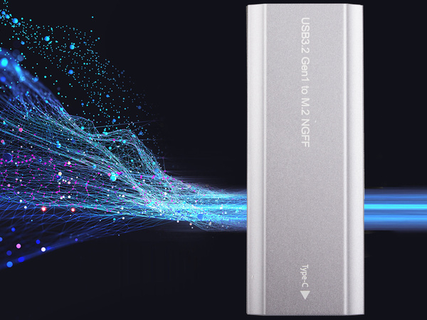 Hdd adapter box m.2 sata ngff usb 3.1 usb typ-c 2230-2280mm