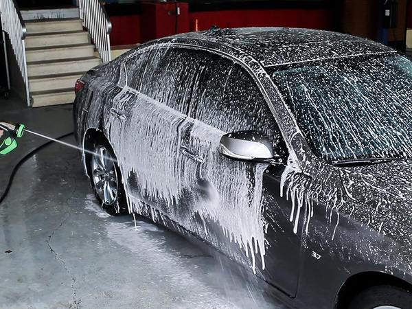 Car wash gun foamer tank under the hose 4 modes