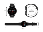 Smartwatch damenuhr herren kautschukband sport bluetooth telefonieren