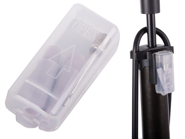 Floor standing pump with pressure gauge foot pump car pump bicycle pump tips