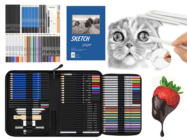 Set de dibujo para colorear profesional artístico 74el