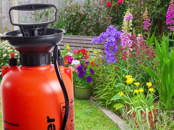 Pressure sprayer garden hand sprayer long lance 10l belt