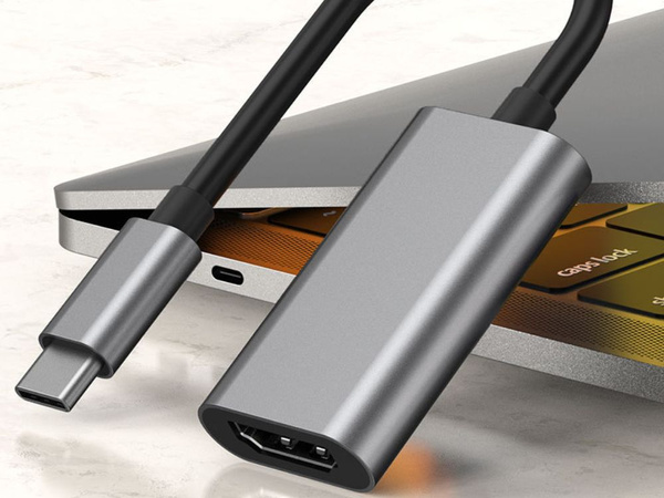 Usb-c to hdmi 4k 60hz 18cm usb 3.1-c laptop adapter cable transapter