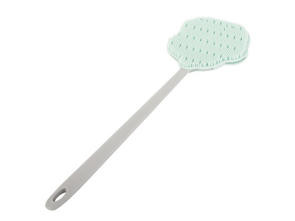 Back body brush with handle silicone washer sponge