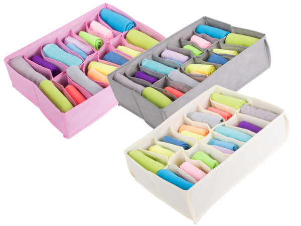 Alsónemű szervező zokni fiókos szekrény 14 rekeszes tároló