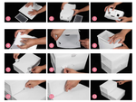 Schuhkarton organiser box container mit klappe schrank