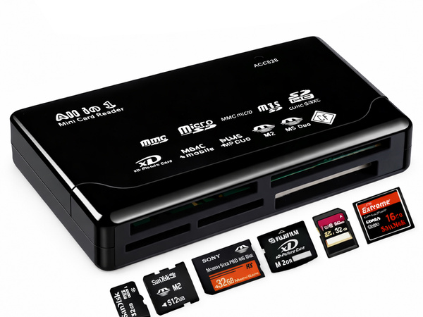 CITITOR DE CARDURI DE MEMORIE PENTRU APARAT FOTO USB MULTI CF SD MICRO SD XD MS MMC