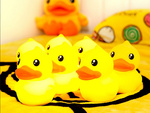 Led nočné svetlo pre deti rgb duck touch