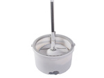 Rotary mop 360 spin bucket set 2x microfibre pads
