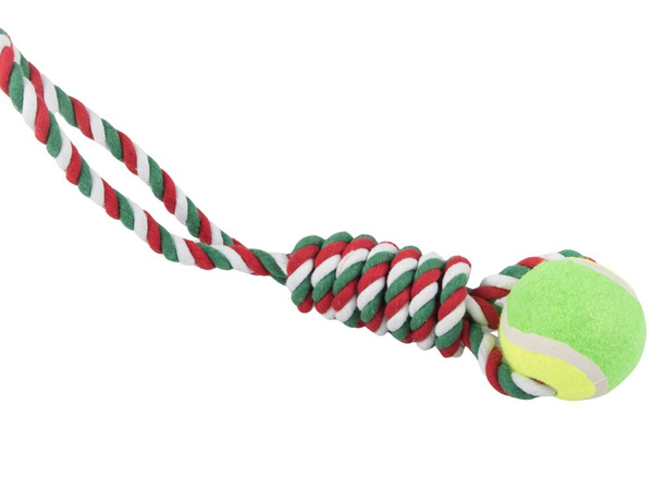 Hundespielzeug spielzeug tug rope strong ball