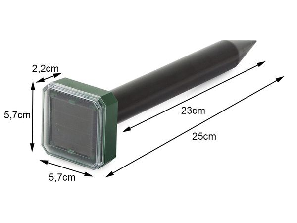 Solar disturber for crets crets mums rodents pests 1000m2