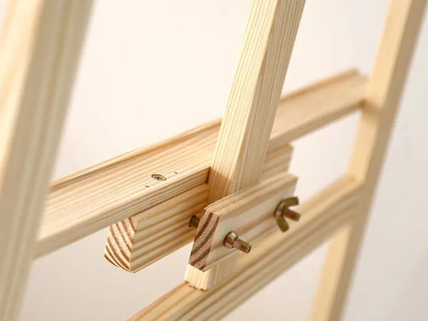 Grand chevalet de peinture en bois pour enfants et adultes