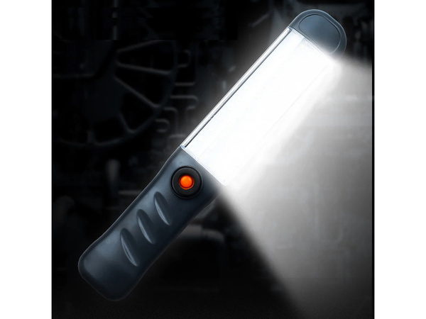 Výkonná dielenská baterka 48 led cob usb hák magnet dobíjateľný