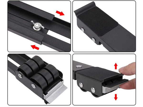 Movable base for washing machine stand on wheels