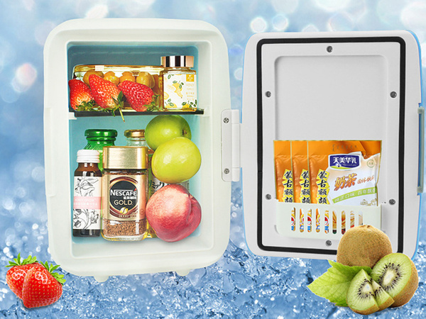 Frigider de călătorie portabil 12v 4l mini slim pentru mașină acasă picnic