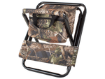 Fishing chair with backrest and carry bag