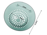 Silicone strainer for kitchen sink drain suction cups self-adhesive