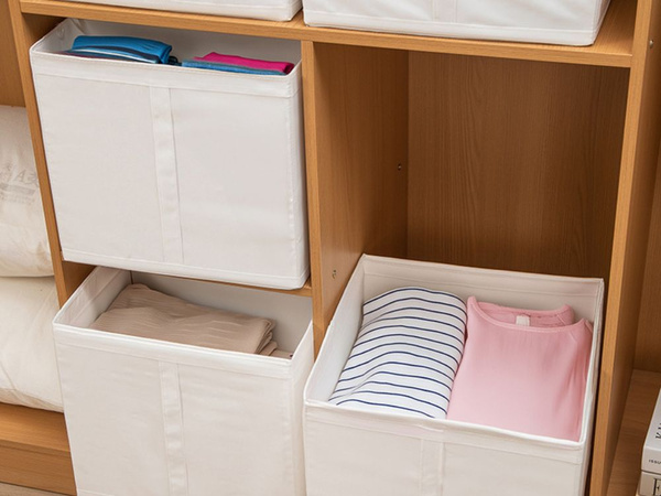 Organiser box clothes clothes linen wardrobe container large