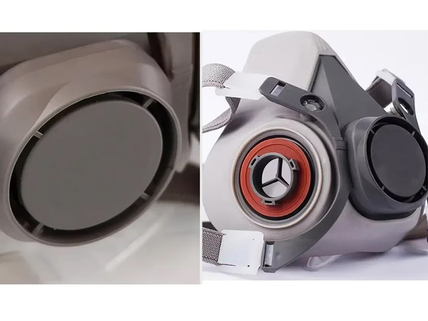 MAĽOVACIA MASKA POLOVIČNÁ MASKA OCHRANNÁ PRACHOVÁ MASKA FILTRE KAZETY 6200