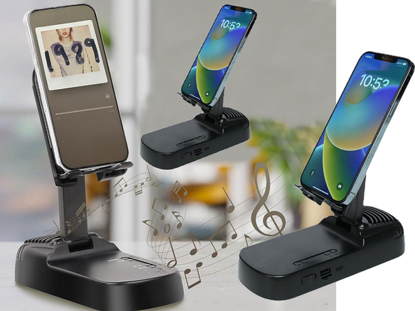 Lautsprecher telefonständer teleskopischer griff bluetooth powerbank halterung
