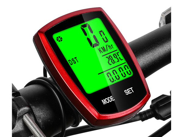 Drahtloser fahrradzähler lcd tachometer