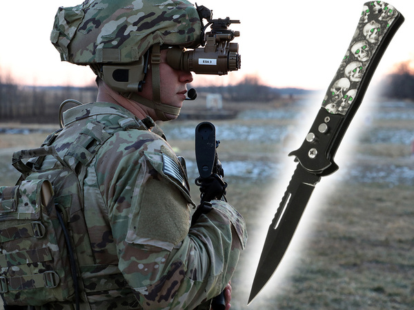 Klappbares stahltaschenmesser taktisch militärisch