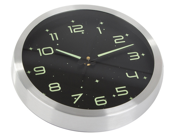 Grosse fluoreszente wanduhr licht-sterne 30cm