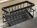 Sink basket sponge organiser liquid kitchen utensils metal drip tray