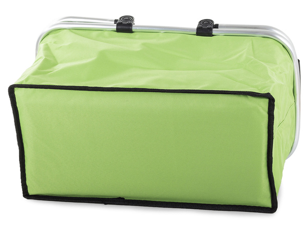 Thermal folding picnic basket insulating shopping basket