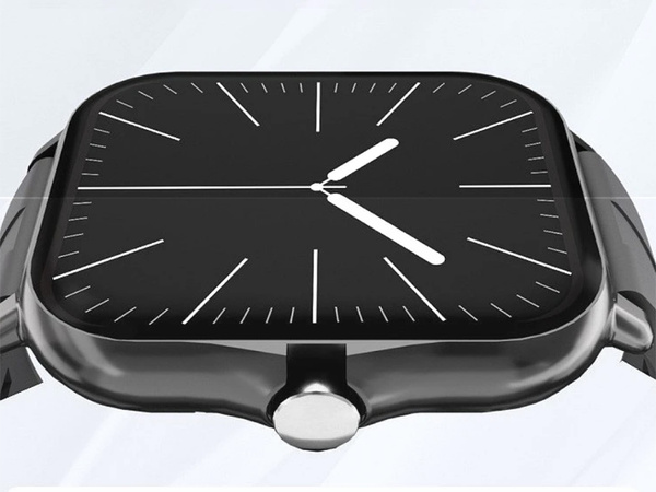 Okosóra női férfi gumiszíj sport Bluetooth hívások fekete