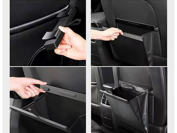 Taška na odpadky do auta mini odpadkový kôš na autosedačku do auta